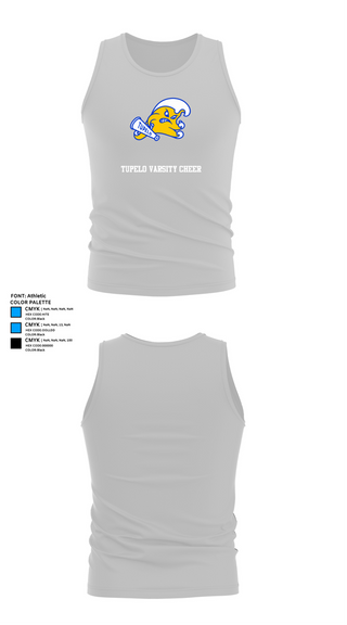 Tank Top, Tupelo Varsity Cheer, Cheer, Teamtime, Team time, sublimation, custom sports apparel, team uniforms, spirit wear, spiritwear, sports uniforms, custom shirts, team store, custom team store, fundraiser sports, apparel fundraiser