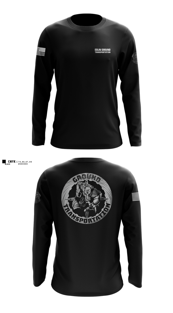 Long Sleeve Performance Shirt, 96 LRS Ground Transportation, Air Force, Teamtime, Team time, sublimation, custom sports apparel, team uniforms, spirit wear, spiritwear, sports uniforms, custom shirts, team store, custom team store, fundraiser sports, apparel fundraiser