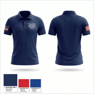 Short Sleeve Performance Polo, Glen Rock Volunteer Ambulance Corps, EMS/EMT, Teamtime, Team time, sublimation, custom sports apparel, team uniforms, spirit wear, spiritwear, sports uniforms, custom shirts, team store, custom team store, fundraiser sports, apparel fundraiser