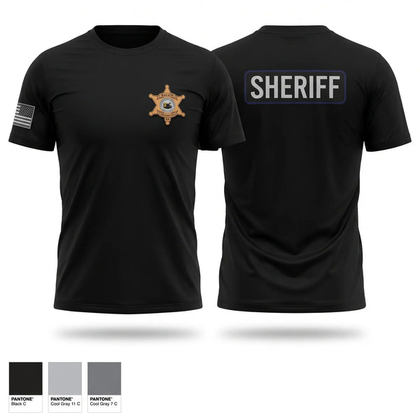 Short Sleeve Performance Shirt, Jefferson County Sheriff SSO, Police, Teamtime, Team time, sublimation, custom sports apparel, team uniforms, spirit wear, spiritwear, sports uniforms, custom shirts, team store, custom team store, fundraiser sports, apparel fundraiser
