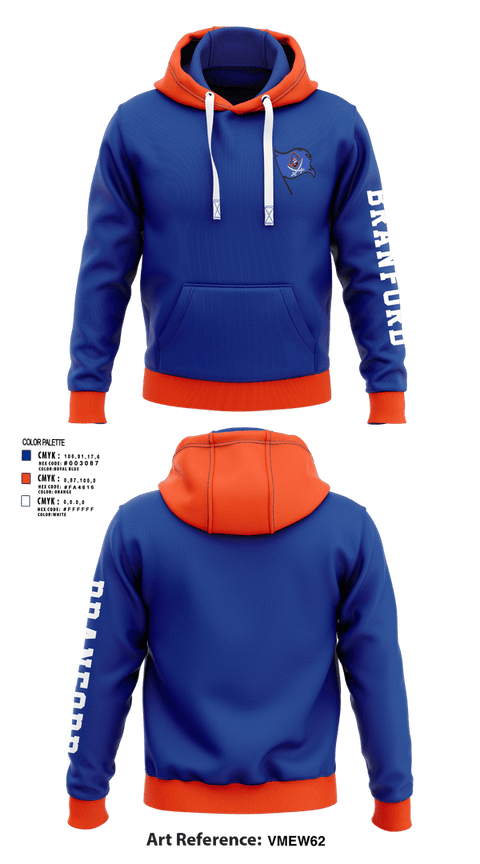Hoodie, Branford, , Teamtime, Team time, sublimation, custom sports apparel, team uniforms, spirit wear, spiritwear, sports uniforms, custom shirts, team store, custom team store, fundraiser sports, apparel fundraiser
