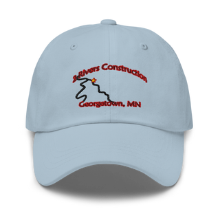 2 Rivers Construction 23011625 Classic Dad Hat | Yupoong 6245CM