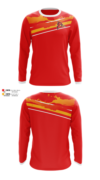 College of the Desert Golf 91548772 Long Sleeve Performance Shirt 100