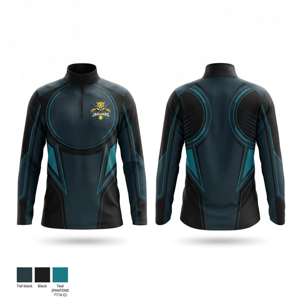 Quarter Zip Jacket, JAGUARS, Softball, Teamtime, Team time, sublimation, custom sports apparel, team uniforms, spirit wear, spiritwear, sports uniforms, custom shirts, team store, custom team store, fundraiser sports, apparel fundraiser