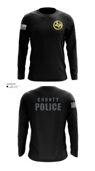 Long Sleeve Performance Shirt, Nueces County Constable PCT4, , Teamtime, Team time, sublimation, custom sports apparel, team uniforms, spirit wear, spiritwear, sports uniforms, custom shirts, team store, custom team store, fundraiser sports, apparel fundraiser