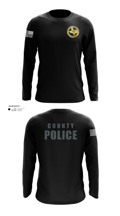 Nueces County Constable PCT4 30073114 Long Sleeve Performance Shirt 21