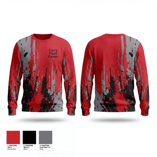 Crew Neck Sweatshirt, Curry Fluid Power, Softball, Teamtime, Team time, sublimation, custom sports apparel, team uniforms, spirit wear, spiritwear, sports uniforms, custom shirts, team store, custom team store, fundraiser sports, apparel fundraiser