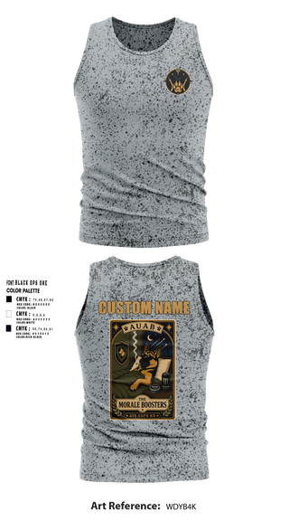 Tank Top, 633 SFS K9, Air Force, Teamtime, Team time, sublimation, custom sports apparel, team uniforms, spirit wear, spiritwear, sports uniforms, custom shirts, team store, custom team store, fundraiser sports, apparel fundraiser