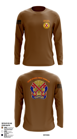 Long Sleeve Performance Shirt, 122nd Special Troop Command, , Teamtime, Team time, sublimation, custom sports apparel, team uniforms, spirit wear, spiritwear, sports uniforms, custom shirts, team store, custom team store, fundraiser sports, apparel fundraiser