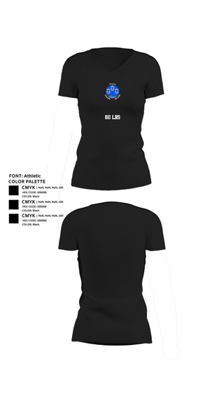 Womens Short Sleeve Vneck Shirt, 60 LRS, , Teamtime, Team time, sublimation, custom sports apparel, team uniforms, spirit wear, spiritwear, sports uniforms, custom shirts, team store, custom team store, fundraiser sports, apparel fundraiser