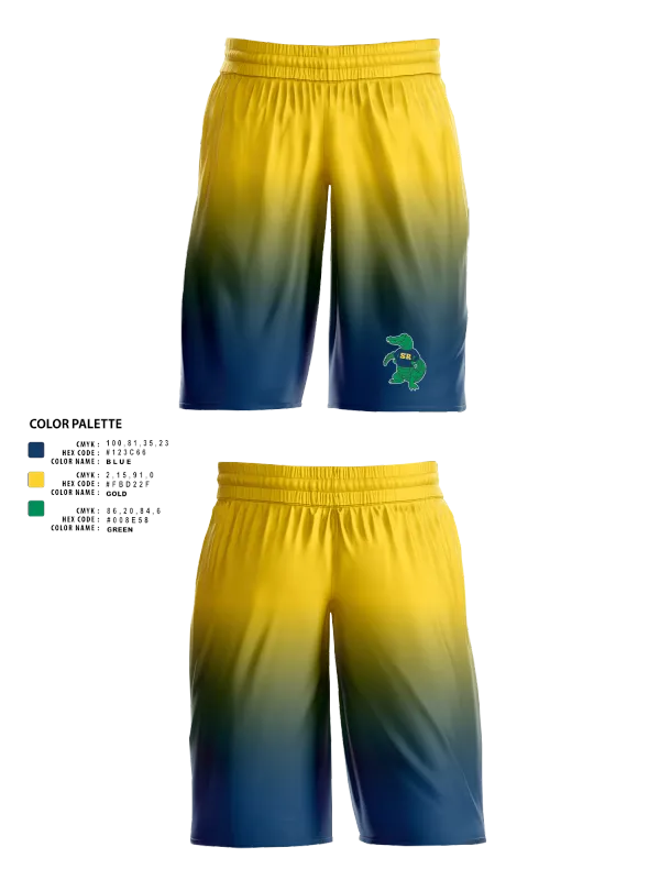 Womens Basketball Shorts, gators, Women's Basketball, Teamtime, Team time, sublimation, custom sports apparel, team uniforms, spirit wear, spiritwear, sports uniforms, custom shirts, team store, custom team store, fundraiser sports, apparel fundraiser