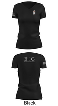 Broadnax Insurane Group 94663649 Women's Short Sleeve V-neck Shirt - 24