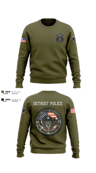 Crew Neck Sweatshirt, 12th Precinct Special Operations, Police, Teamtime, Team time, sublimation, custom sports apparel, team uniforms, spirit wear, spiritwear, sports uniforms, custom shirts, team store, custom team store, fundraiser sports, apparel fundraiser