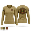914th AIRCRAFT MAINTENANCE SQUADRON Women's Long Sleeve V-neck Shirt - 1