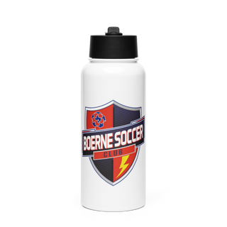 Boerne Soccer Club 18018985 Stainless Steel Water Bottle with a Straw Lid