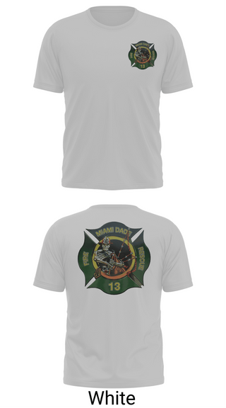 Old School Cotton Feel Shirt, Miami Dade Fire Rescue, Fire Department, Teamtime, Team time, sublimation, custom sports apparel, team uniforms, spirit wear, spiritwear, sports uniforms, custom shirts, team store, custom team store, fundraiser sports, apparel fundraiser
