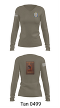 Uss Carter Hall 96042318 Women's Long Sleeve V-neck Shirt - 73