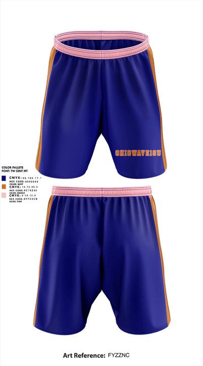 Ohiowave18u 16076732 Athletic Shorts With Pockets - 1
