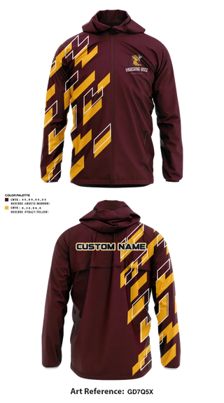 Windbreaker, Brookville High School Band, Spirit Store, Teamtime, Team time, sublimation, custom sports apparel, team uniforms, spirit wear, spiritwear, sports uniforms, custom shirts, team store, custom team store, fundraiser sports, apparel fundraiser