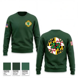 Crew Neck Sweatshirt, Potomac Fire Company #2, Fire Department, Teamtime, Team time, sublimation, custom sports apparel, team uniforms, spirit wear, spiritwear, sports uniforms, custom shirts, team store, custom team store, fundraiser sports, apparel fundraiser