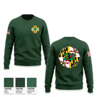 Crew Neck Sweatshirt, Potomac Fire Company #2, Fire Department, Teamtime, Team time, sublimation, custom sports apparel, team uniforms, spirit wear, spiritwear, sports uniforms, custom shirts, team store, custom team store, fundraiser sports, apparel fundraiser