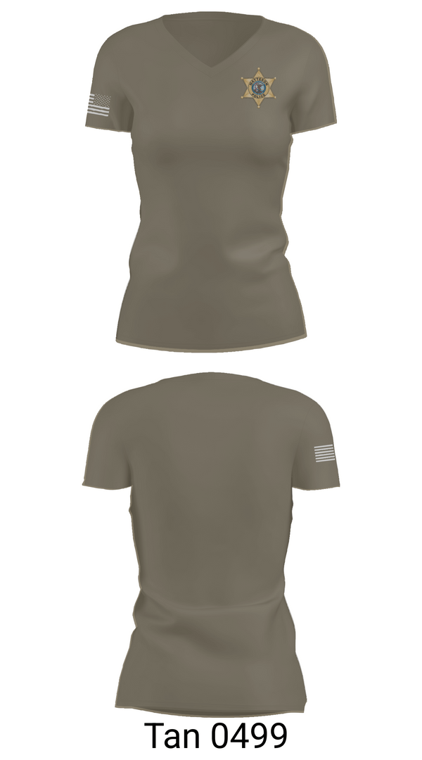 Womens Short Sleeve Vneck Shirt, Matteson, Police, Teamtime, Team time, sublimation, custom sports apparel, team uniforms, spirit wear, spiritwear, sports uniforms, custom shirts, team store, custom team store, fundraiser sports, apparel fundraiser