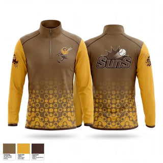 Quarter Zip Jacket, Del oro sun devils, Baseball, Teamtime, Team time, sublimation, custom sports apparel, team uniforms, spirit wear, spiritwear, sports uniforms, custom shirts, team store, custom team store, fundraiser sports, apparel fundraiser