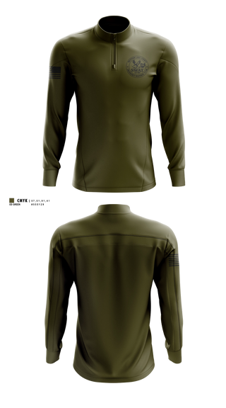 Quarter Zip Jacket, Western Lake County Emergency Response Team, Police, Teamtime, Team time, sublimation, custom sports apparel, team uniforms, spirit wear, spiritwear, sports uniforms, custom shirts, team store, custom team store, fundraiser sports, apparel fundraiser