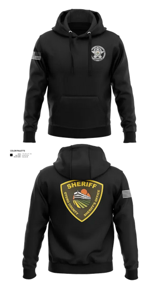 Hoodie, Otero County Sheriffs Office, Police, Teamtime, Team time, sublimation, custom sports apparel, team uniforms, spirit wear, spiritwear, sports uniforms, custom shirts, team store, custom team store, fundraiser sports, apparel fundraiser