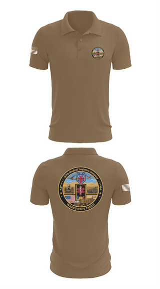 Short Sleeve Performance Polo, 387th Medical Logistics Company, Army, Teamtime, Team time, sublimation, custom sports apparel, team uniforms, spirit wear, spiritwear, sports uniforms, custom shirts, team store, custom team store, fundraiser sports, apparel fundraiser