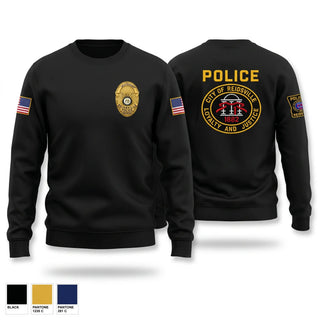Crew Neck Sweatshirt, Reidsville Police Department, Police, Teamtime, Team time, sublimation, custom sports apparel, team uniforms, spirit wear, spiritwear, sports uniforms, custom shirts, team store, custom team store, fundraiser sports, apparel fundraiser