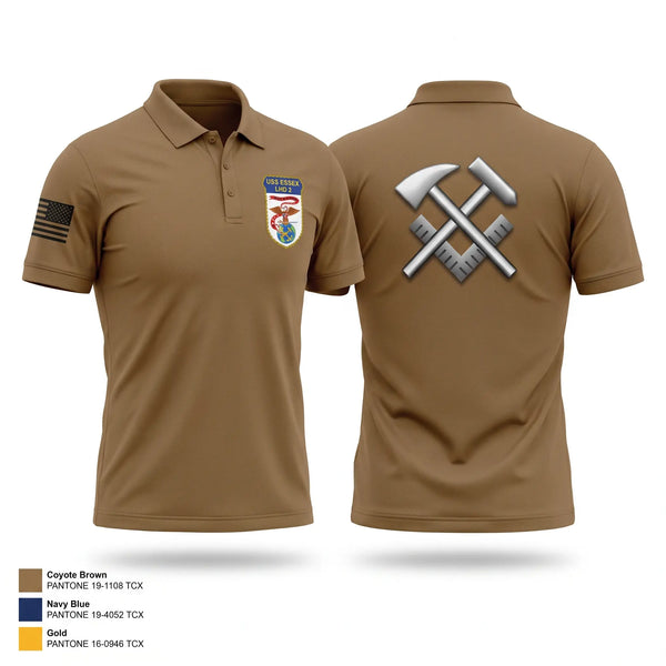Short Sleeve Performance Polo, ESSEX ER01, Navy, Teamtime, Team time, sublimation, custom sports apparel, team uniforms, spirit wear, spiritwear, sports uniforms, custom shirts, team store, custom team store, fundraiser sports, apparel fundraiser