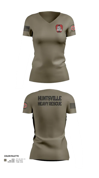 Womens Short Sleeve Vneck Shirt, HFR Heavy Rescue, Fire Department, Teamtime, Team time, sublimation, custom sports apparel, team uniforms, spirit wear, spiritwear, sports uniforms, custom shirts, team store, custom team store, fundraiser sports, apparel fundraiser
