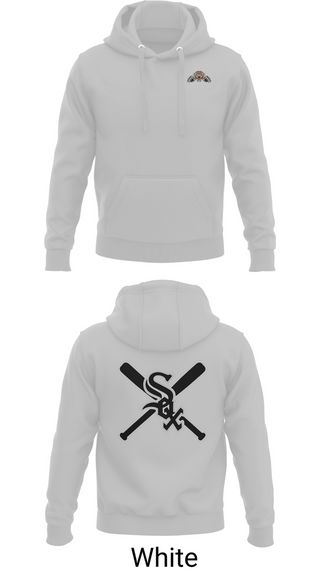 Hoodie, Bessemer White Sox, Baseball, Teamtime, Team time, sublimation, custom sports apparel, team uniforms, spirit wear, spiritwear, sports uniforms, custom shirts, team store, custom team store, fundraiser sports, apparel fundraiser