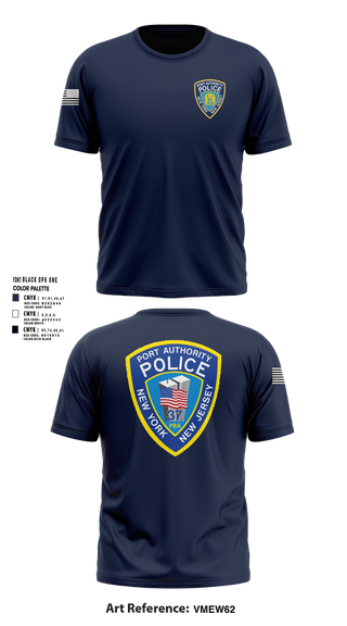 Short Sleeve Performance Shirt, Port Authority Police, , Teamtime, Team time, sublimation, custom sports apparel, team uniforms, spirit wear, spiritwear, sports uniforms, custom shirts, team store, custom team store, fundraiser sports, apparel fundraiser
