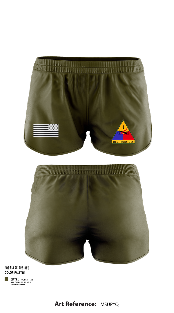 Ranger Panties, 1-35 Conquerors, Army, Teamtime, Team time, sublimation, custom sports apparel, team uniforms, spirit wear, spiritwear, sports uniforms, custom shirts, team store, custom team store, fundraiser sports, apparel fundraiser