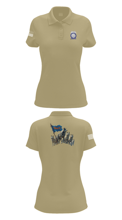 GSP POST 5 DALTON 6815888 Women's Short Sleeve Performance Polo  - 90