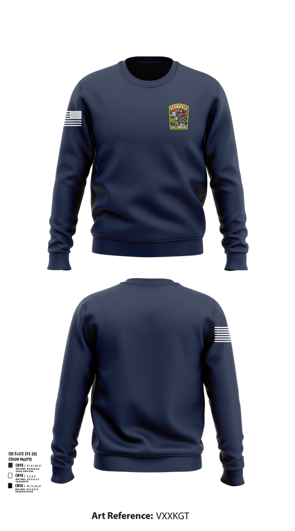 Crew Neck Sweatshirt, Avondale, , Teamtime, Team time, sublimation, custom sports apparel, team uniforms, spirit wear, spiritwear, sports uniforms, custom shirts, team store, custom team store, fundraiser sports, apparel fundraiser