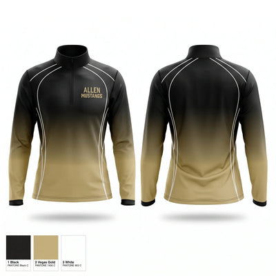 Allen mustangs Quarter Zip Jacket - 1