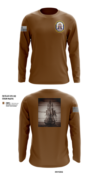 Long Sleeve Performance Shirt, USS CONSTITUTION, , Teamtime, Team time, sublimation, custom sports apparel, team uniforms, spirit wear, spiritwear, sports uniforms, custom shirts, team store, custom team store, fundraiser sports, apparel fundraiser