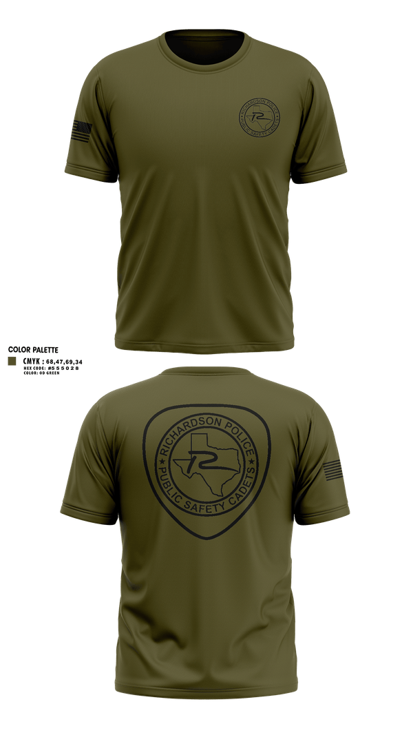 Short Sleeve Performance Shirt, Richardson Police Cadets, Police, Teamtime, Team time, sublimation, custom sports apparel, team uniforms, spirit wear, spiritwear, sports uniforms, custom shirts, team store, custom team store, fundraiser sports, apparel fundraiser