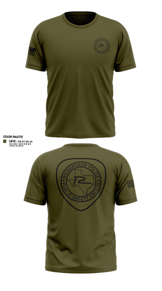 Old School Cotton Feel Shirt, Richardson Police Cadets, Police, Teamtime, Team time, sublimation, custom sports apparel, team uniforms, spirit wear, spiritwear, sports uniforms, custom shirts, team store, custom team store, fundraiser sports, apparel fundraiser