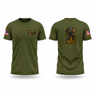 Old School Cotton Feel Shirt, Cullman County Sheriff CERT, Police, Teamtime, Team time, sublimation, custom sports apparel, team uniforms, spirit wear, spiritwear, sports uniforms, custom shirts, team store, custom team store, fundraiser sports, apparel fundraiser