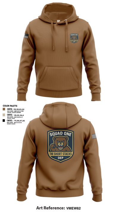 DEP Police Squad One 32340709 Hoodie - 1