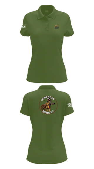 Womens Short Sleeve Performance Polo, NJROTC Apache Company, , Teamtime, Team time, sublimation, custom sports apparel, team uniforms, spirit wear, spiritwear, sports uniforms, custom shirts, team store, custom team store, fundraiser sports, apparel fundraiser