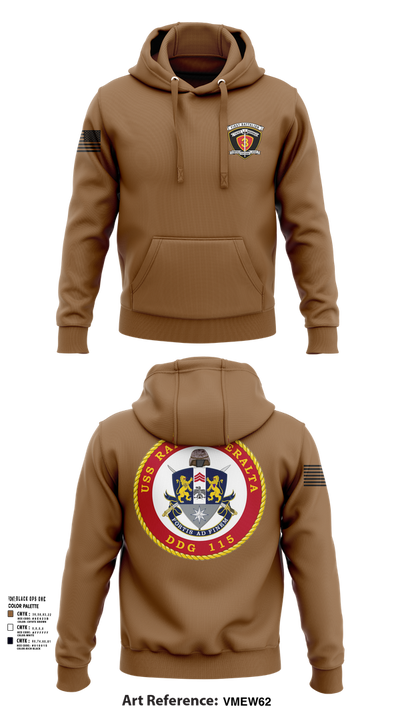 USS Rafael Peralta DDG 115 35678200 Hoodie - 101