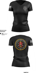 1st Battalion, 1st Special Forces Group (Airborne) 63765130 Women's Short Sleeve V-neck Shirt - 1