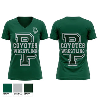 Womens Short Sleeve Vneck Shirt, Buena Park High School Wrestling, Wrestling, Teamtime, Team time, sublimation, custom sports apparel, team uniforms, spirit wear, spiritwear, sports uniforms, custom shirts, team store, custom team store, fundraiser sports, apparel fundraiser