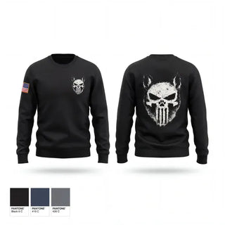 Crew Neck Sweatshirt, ST. CHARLES COUNTY POLICE K-9, Police, Teamtime, Team time, sublimation, custom sports apparel, team uniforms, spirit wear, spiritwear, sports uniforms, custom shirts, team store, custom team store, fundraiser sports, apparel fundraiser