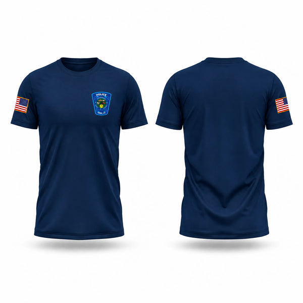 Iowa Police Old School Cotton Feel Shirt - 1